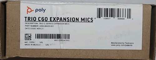 Poly TRIO C60 Expansion C-series Microphones 85X02AA - Picture 2 of 11