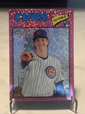 2026 Topps Heritage - Owen Caissie #88 Chrome Pink Sparkle Refractor (RC)