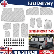 Internal Thermal Blind Window Cover Set for Citroen Dispatch 2019-2025 MWB 9PCS