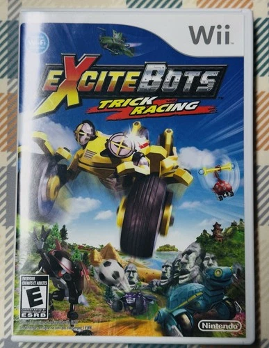 Excitebots: Trick Racing (Nintendo Wii, 2009) With Manual Tested Read