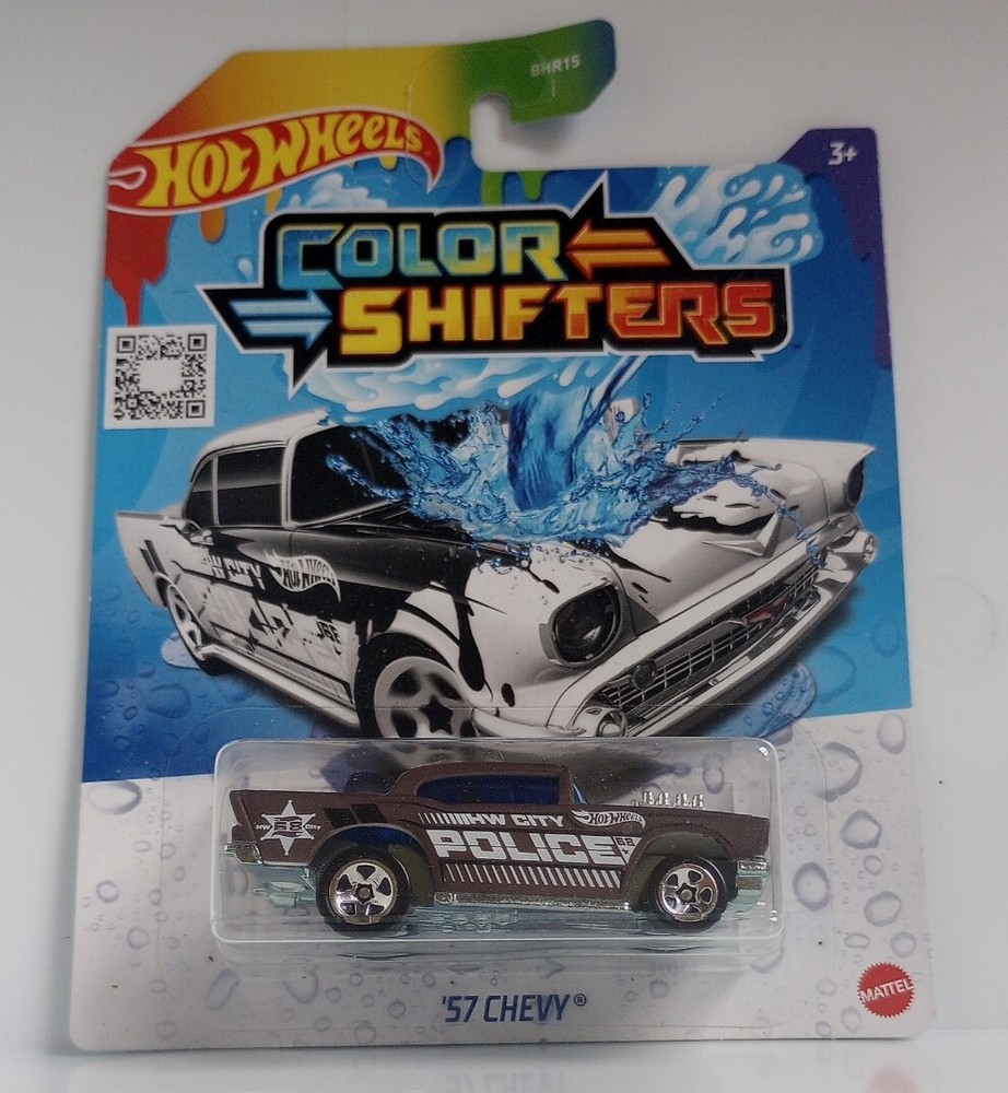 Hot Wheels - Color Shifters - '57 Chevy Police Car - BHR41