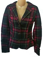 Womens AEROPOSTALE Plaid Blazer NWT $74.50 #2150