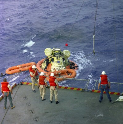 8x10 Print NASA Apollo 8 Command Service Module Recovery Team #8766