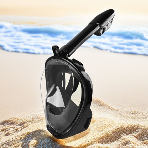 Kids Full Face Snorkel Mask 180 Degree Panoramic View Snorkeling Set Scuba Mask - Picture 8 of 15