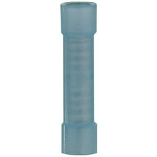 Install Bay BNBC Butt Connector 16-14 Gauge, Blue (100-Pack)
