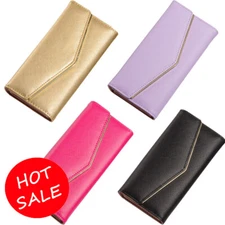 Fashion Women Wallet Leather Clutch Envelope Credit Card Holder Purse Handbag