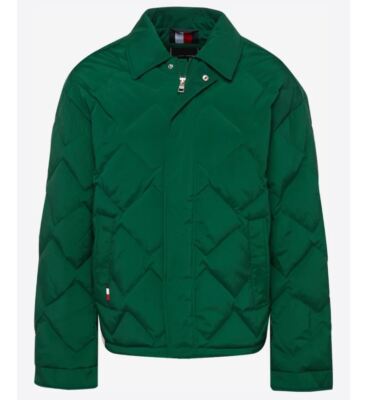 TOMMY HILFIGER Herren Winter Jacke Daunenjacke Down Ivy Jacket grün Gr M L NEU
