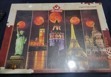 Art Puzzle Heidi Puzzles Blood Moon 1500 Piece Jigsaw Puzzle! Brand NEW sealed!!