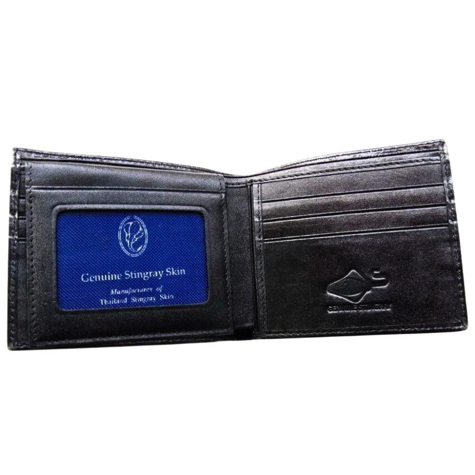 Wallet Leather Men's Bifold Slim Card Genuine Credit Holder Vintage Minimalist - Image 4 of 4