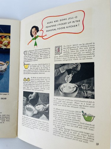 Libro de recetas de gelatina de Jack & Mary's segunda impresión Jack Benny 1937 - Imagen 9 de 10