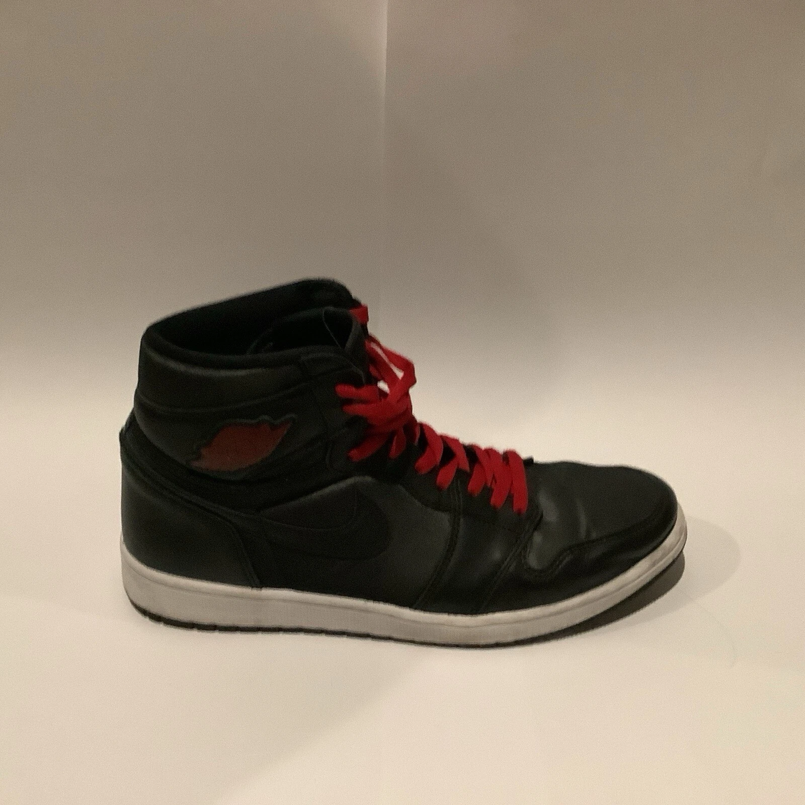 Taglia 12 5 Air Jordan 1 Retro OG High Nero Palestra Rosso
