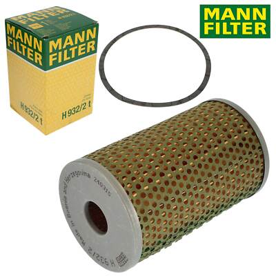 MANN FILTER H 932/2 T ÖLFILTER MOTORÖLFILTER FILTEREINSATZ MIT DICHTUNG