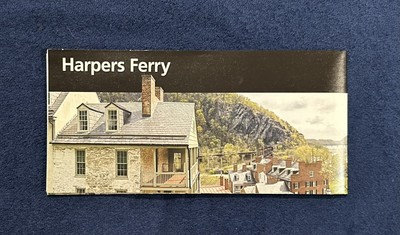 HARPERS FERRY NHP - MD/VA/WV   NATIONAL PARK SERVICE UNIGRID BROCHURE  Map
