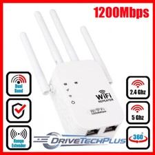 WiFi Range Extender Repeater 1200Mbps Dual Band Wireless Router Signal Booster