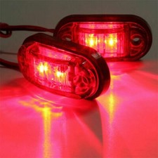 10x Redamber Led Side Marker Lights Indicators Rv Camper Trailer Truck Running