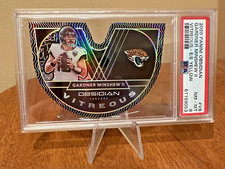 Gardner Minshew II 2020 Obsidian Vitreous Electric Etch Yellow /10 Jags Colts