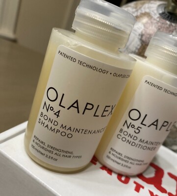 Olaplex No 4 & No 5 Bond Maintenance Shampoo Conditioner Set 3.3oz