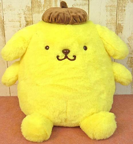 Nuovo peluche Sanrio Pompompurin soffice taglia M bambola gialla H30 cm JP - Foto 4 di 7