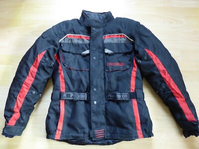 Motorradjacke aus Textil v. Probiker für Herren, Gr. 50-52 inkl. Protektoren
