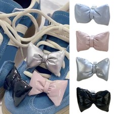 Women's Shoes Buckle DIY Shoes Laces Leather Bowknot Buckle Shoes Accessories