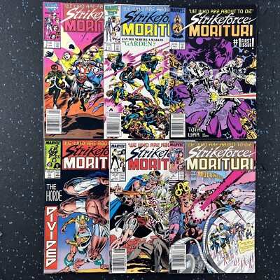 Strikeforce Morituri 6-Comic Lot: #1 #2 #3 #6 #7 #16 (NEWSSTAND)  VF- to VF/NM