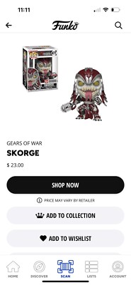 Funko Pop! Gears Of War – Skorge #477 – Figurine Vinyl 9cm – Collection