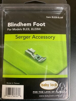 BLE8W /& BLE8 New Babylock Ruffling Foot for Serger Models BLES8 BLE8W-2