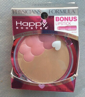 Physicians Formula Happy Booster Glow & Mood Bronze/Natural 7552F & Lipstick  