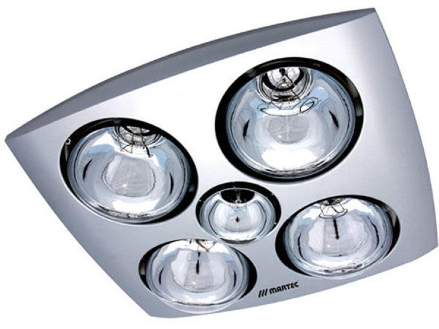 Martec CONTOUR 4 BATHROOM HEAT LAMP 400x300mm 100W 4x275W Infra