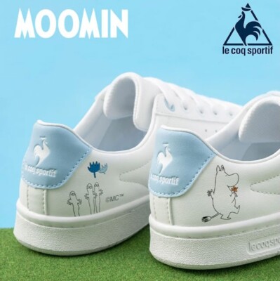 le coq sportif Moomin Collabo 80th Anniversary Sneakers LA ROLAND