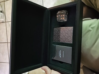 MGM MARRIOTT BONVOY Ambassador Elite Leather Box Two Card Decks & Crystal Dice