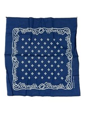 Wrangler Vintage Bandana Handkerchief Blue Old Stock Rodeo Western Rockabilly