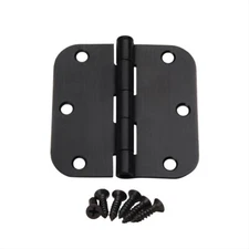 100 PCS Oil Rubbed Bronze Steel Door Hinge 3.5"  5/8 Radius Corner ORB  61973