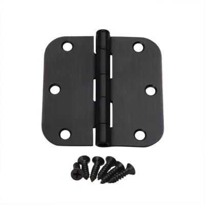EAST WEST CONSOLIDATED 100 PCS Oil Rubbed Bronze Steel Door Hinge 3.5" 5/8 Radius Corner ORB 61973