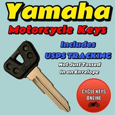 1980-1983 Yamaha Motorcycle keys cut by code to key codes C34344-C44331