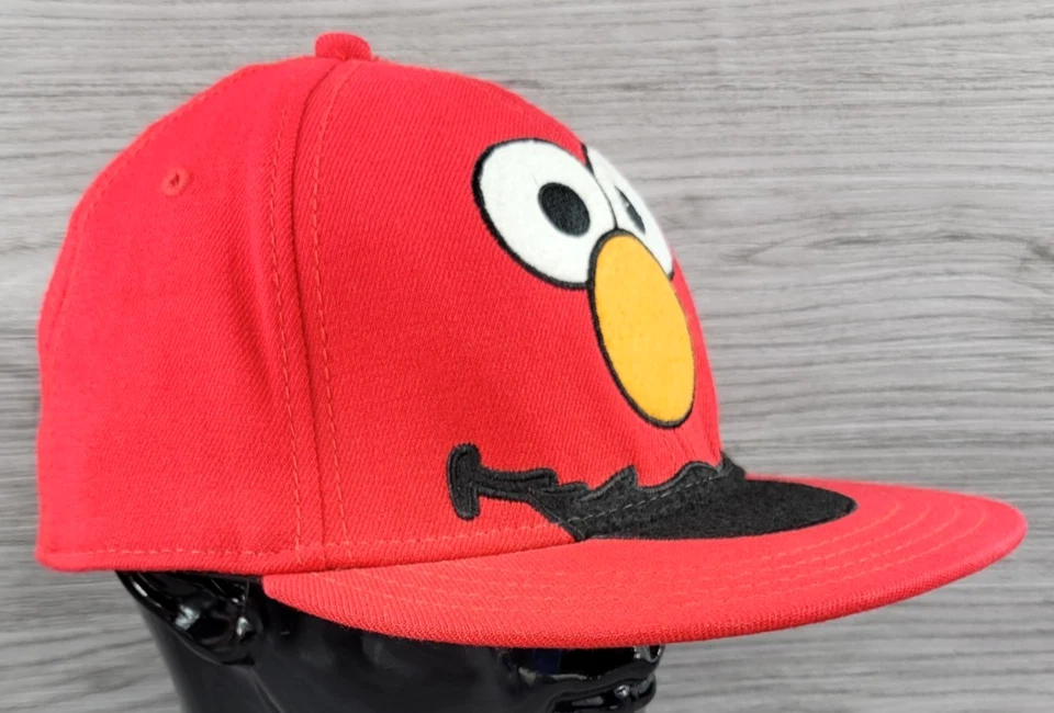 Gorra de colección Seaame Street Elmo OSFM estampado integral para hombre Y2k Foto 3 de 4