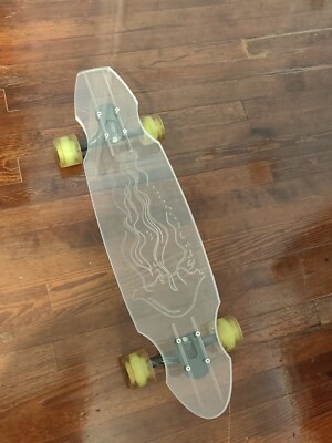 Ghost Longboard with Jellyfish logo, complete with wheels