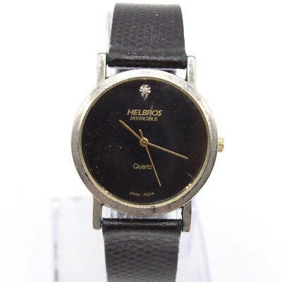 Vintage Helbros Watch Womens Invincible Gold-Tone Wristwatch  display picture 1