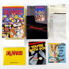 Dr. Mario (Nintendo Entertainment System, 1990) Authentic Complete In Box Tested