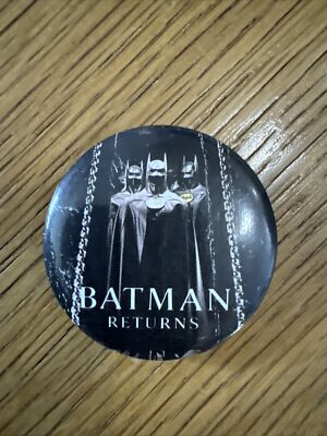 Vintage 1992 Batman Returns DC Comics Movie Pin Back Button | eBay