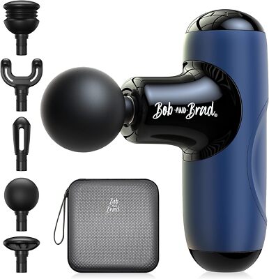 Q2 Mini-Massagepistole, Taschenformat Deep Tissue Muskel-Percussion mit Tragebox