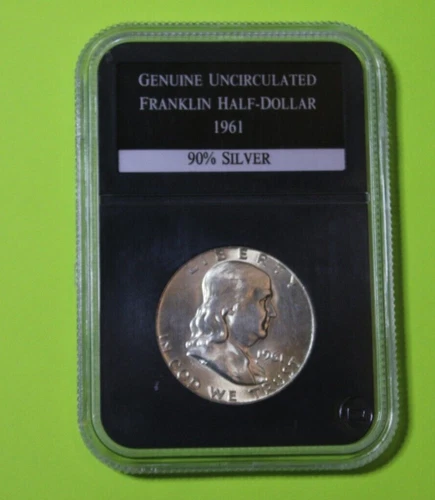 1961 Franklin Half Dollar Genuine Uncirculated 90% Silver