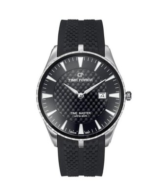 TIME FORCE Men Analog Quartz Casual Watch Classic Dress Black Dial Waterproof Ro
