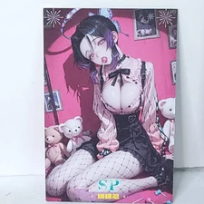 Shinobu Waifu Card Anime Lollipop Girl Matchmaker Wall Art Oversized Board A5