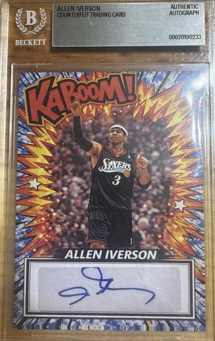 National Basketball Association (NBA) Allen Iverson Basketball