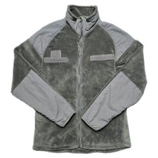 US Army Gen III Cold Weather Fleece Jacket Polartec Mens Medium Long Green EUC