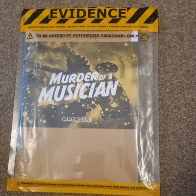 Cryptic Killers Ungelöstes Rätselspiel Mord an einem Musiker