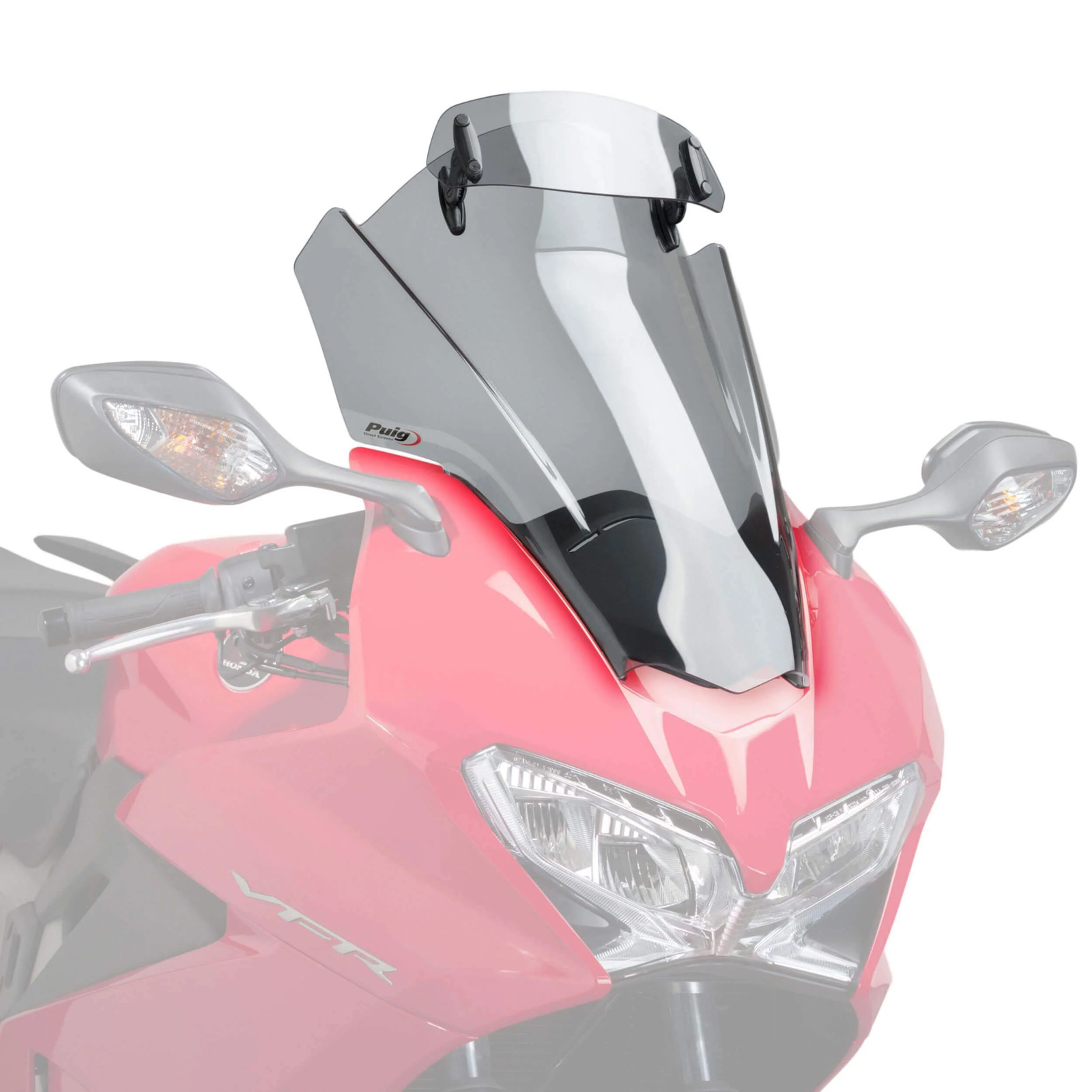 Puig Touring Screen with Visor | Light Smoke | Honda VFR 800 F 2014>Current
