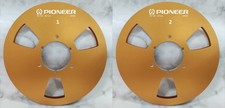 One Pair 10.5'' gold Pioneer Tape reel High Quality Aluminum Take Up Reel