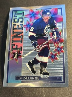 Box 3: 1995-96 Topps Mystery Finest FOIL SILVER BACK PROOF Teemu Selanne Jets